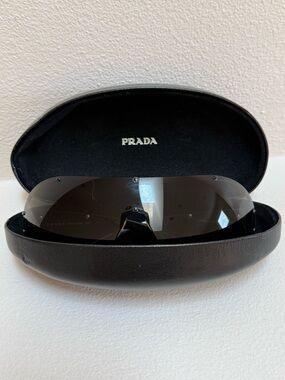 Prada Black Shield Sunglasses- never worn